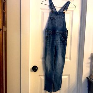 Girls Denim Overalls